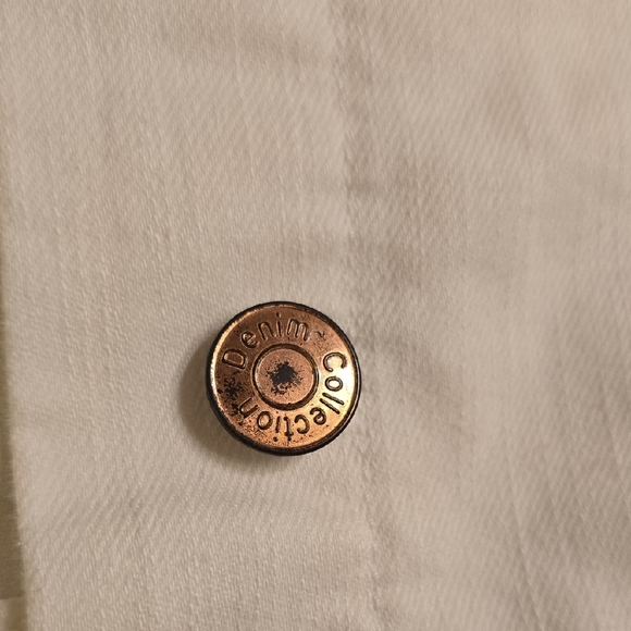 Calvin Klein Women's White Jean Jacket EUC - Picture 15 of 15